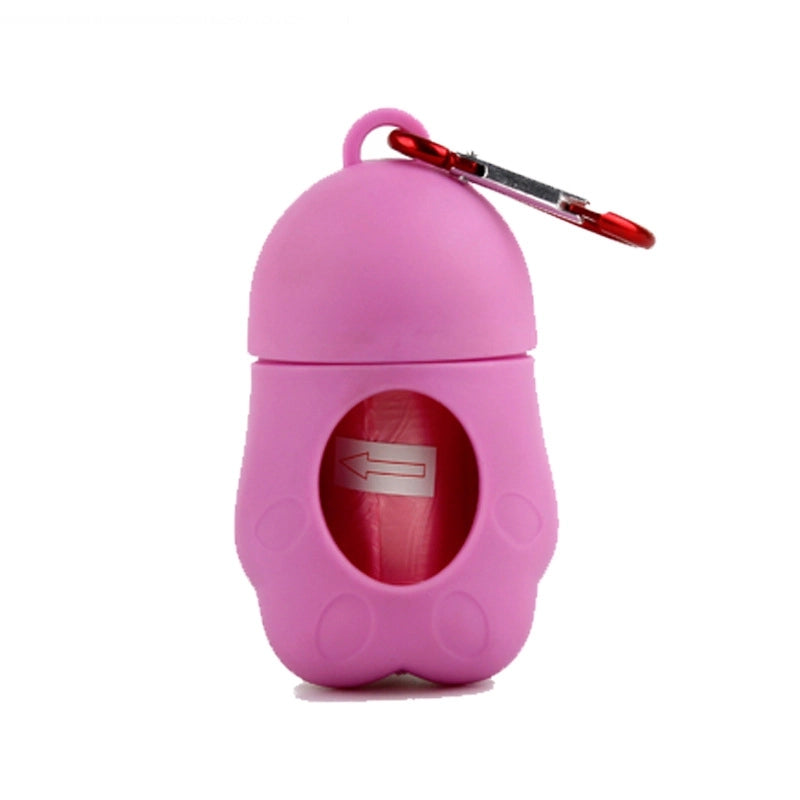 New Portable Solid Color Pet Portable Outdoor Waste Box