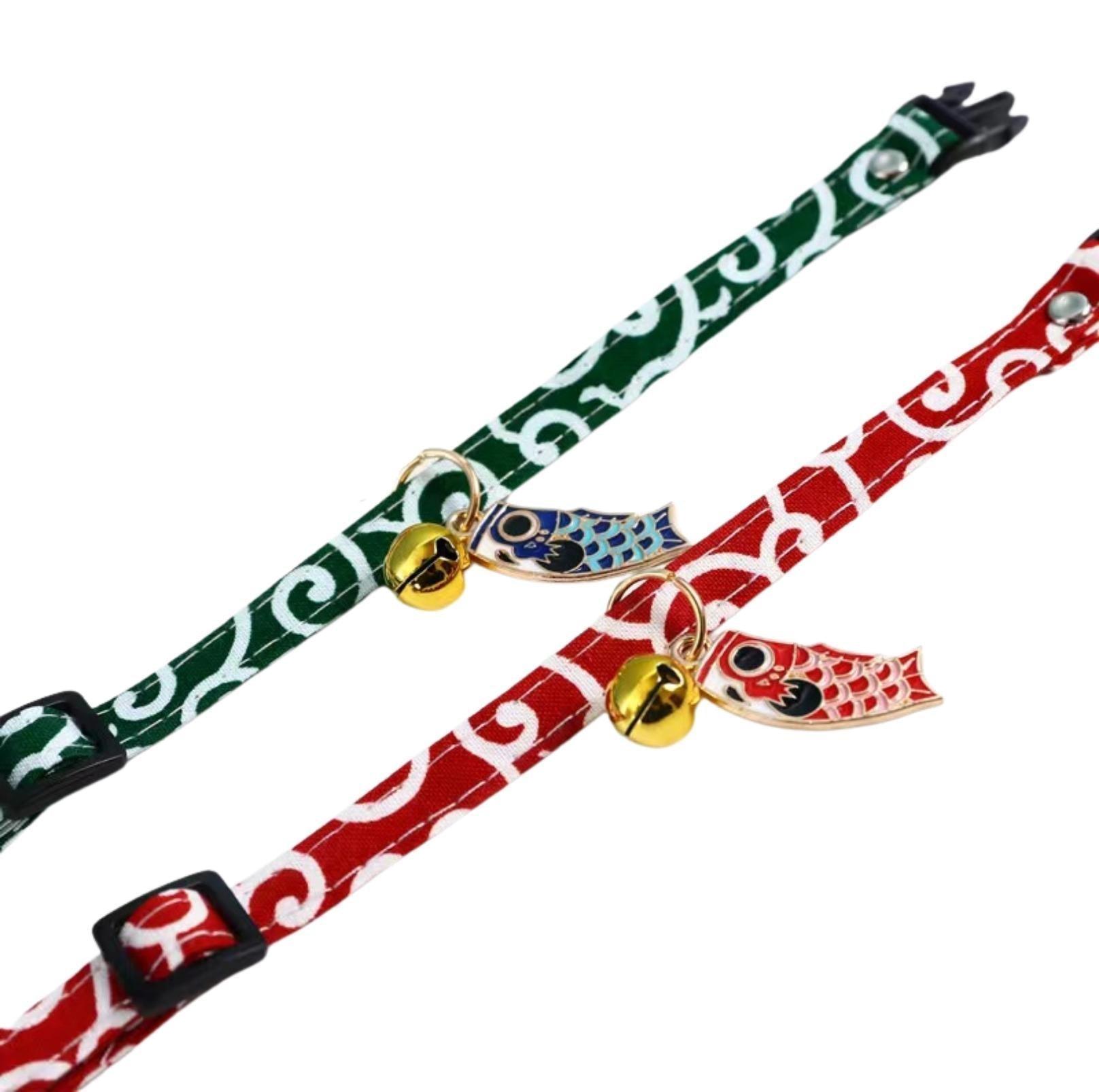 Koi Fish Pendant Adjustable Pet Collar