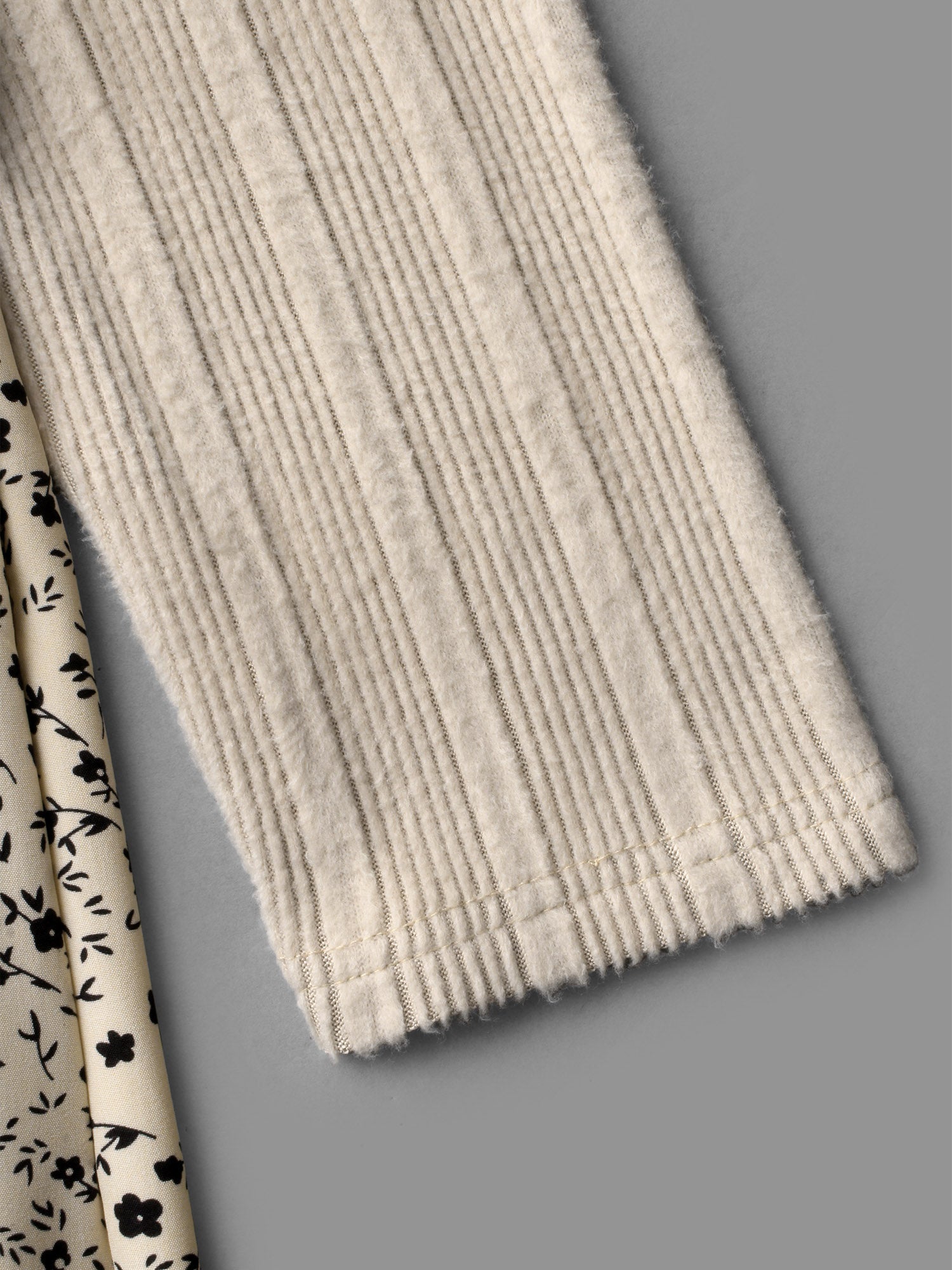 Textured Square Neck Belted Floral Jumpsuit