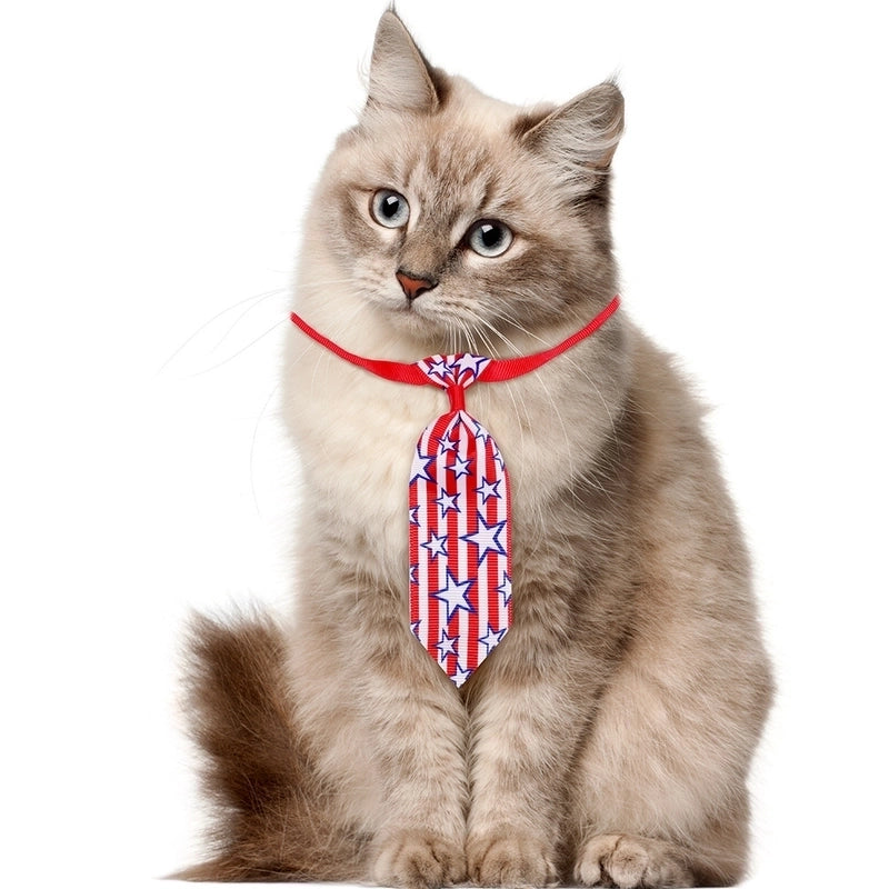New Everyday Casual Independence Day Dog Tie Accessories