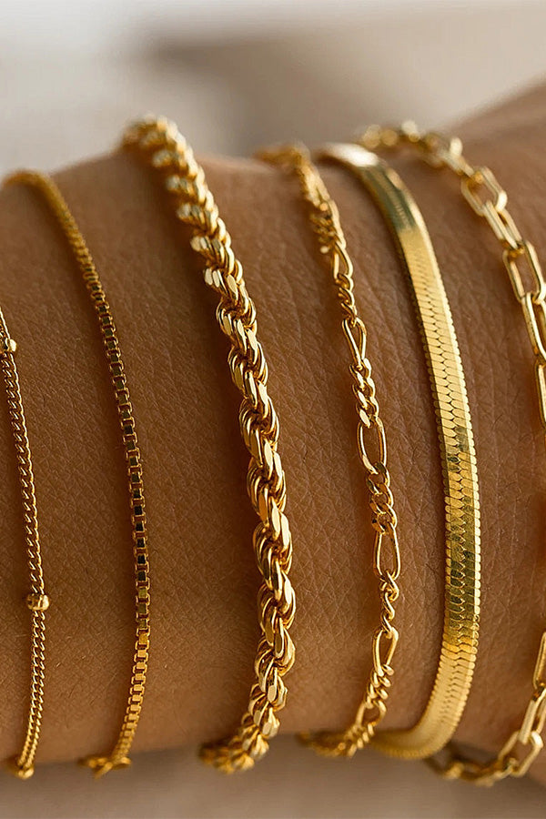 6PCS Simple Geometry Bracelet