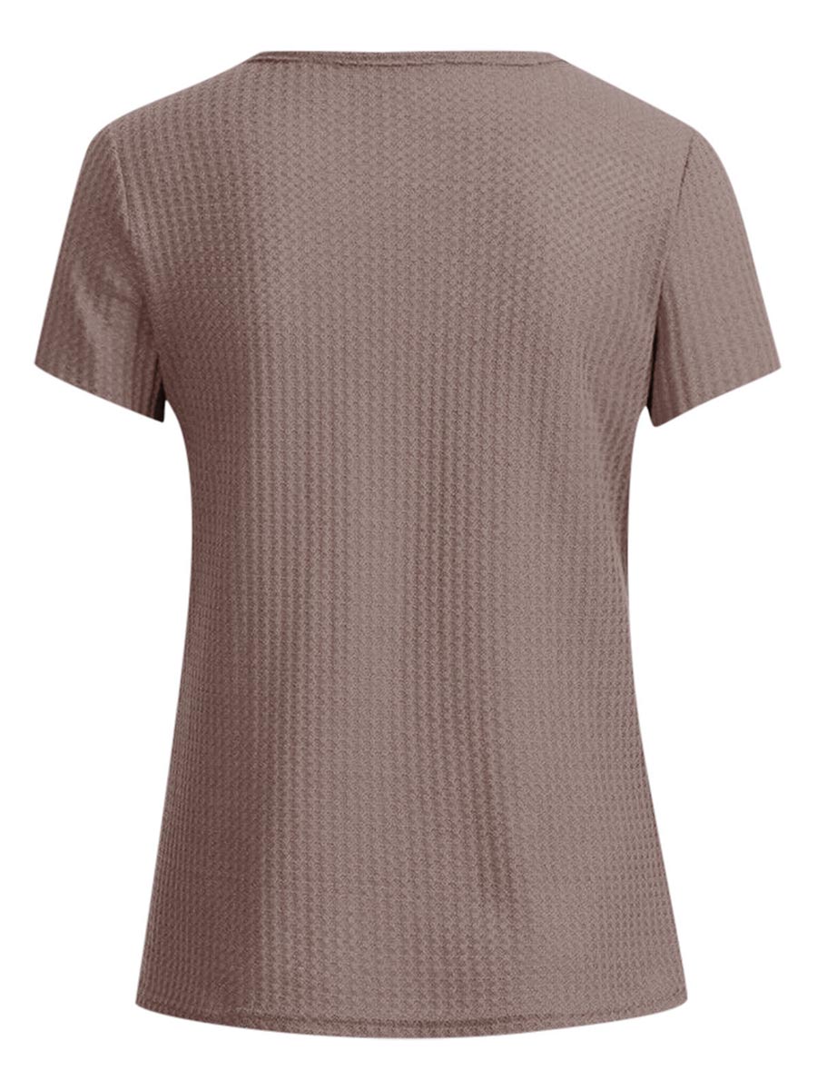 V-Neck Solid Color T-Shirt (16 colors)