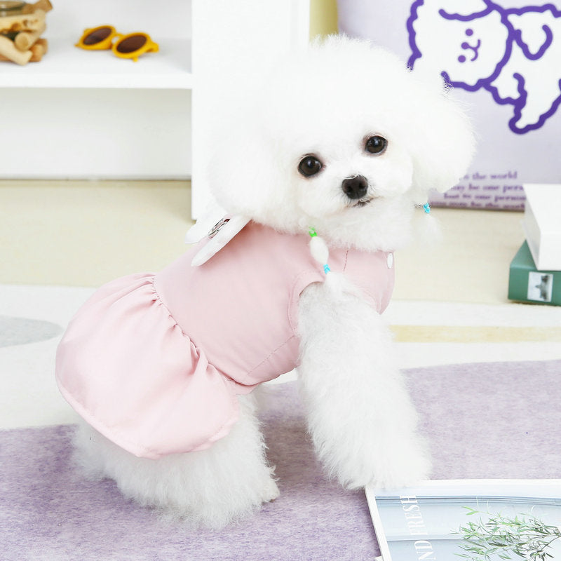 Wing Decor Dog Harness Dress