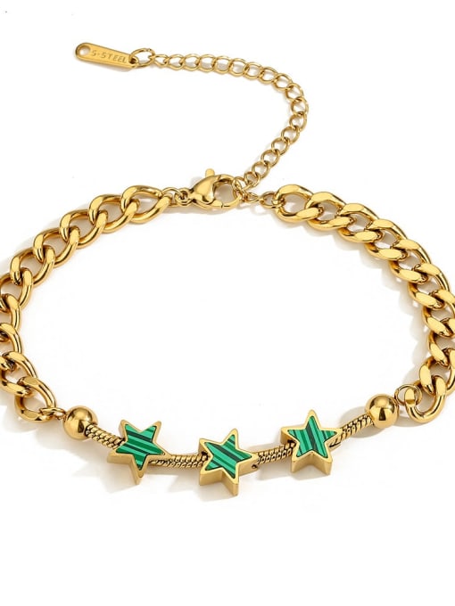 Gold Plated Stars Bracelet