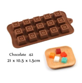 Silicone Chocolate Mold Non-Stick Candy And Jelly Mould Cake Cookie Mold For Chocolate Baking DIY