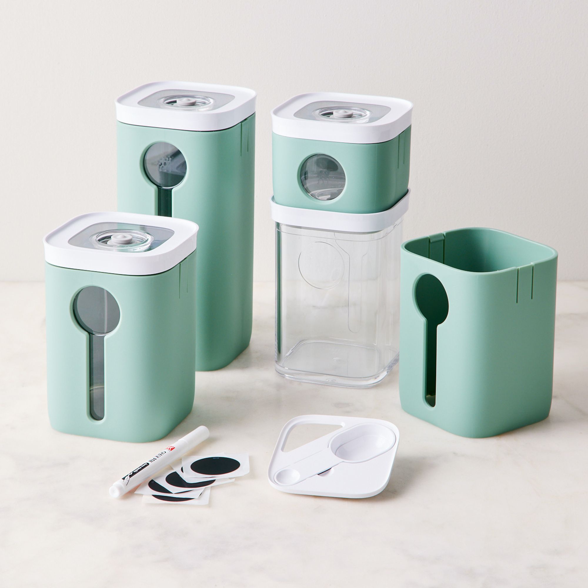 Cube Storage Containers 6 Piece Set
