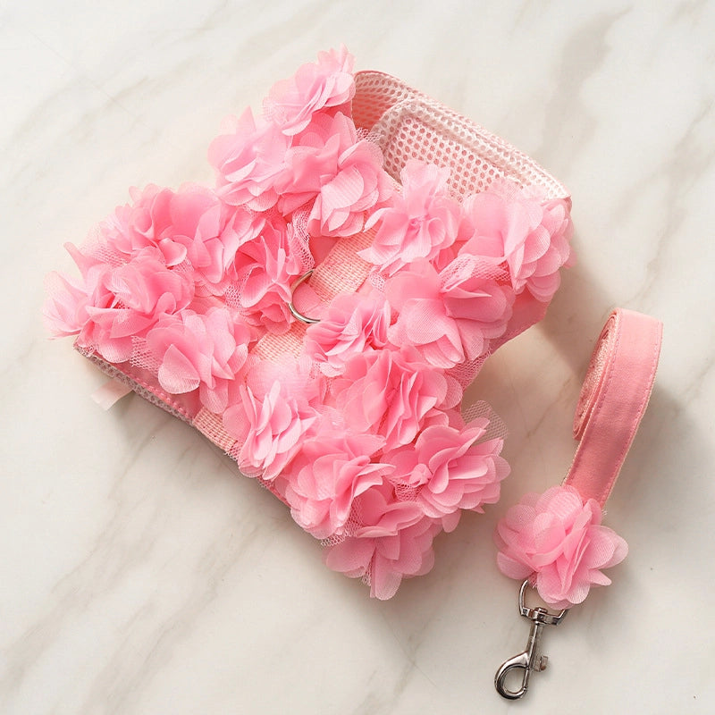 Cute Polyester Ditsy Floral Leash
