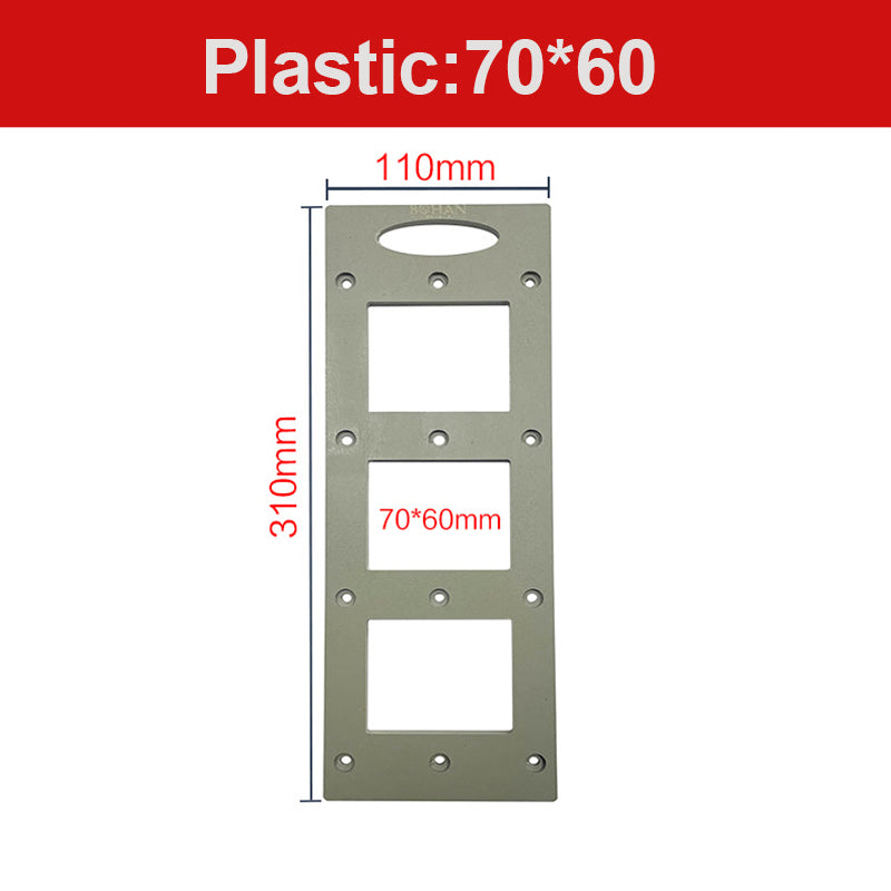 86 Type Sockets Aluminum Alloy Slotting Template
