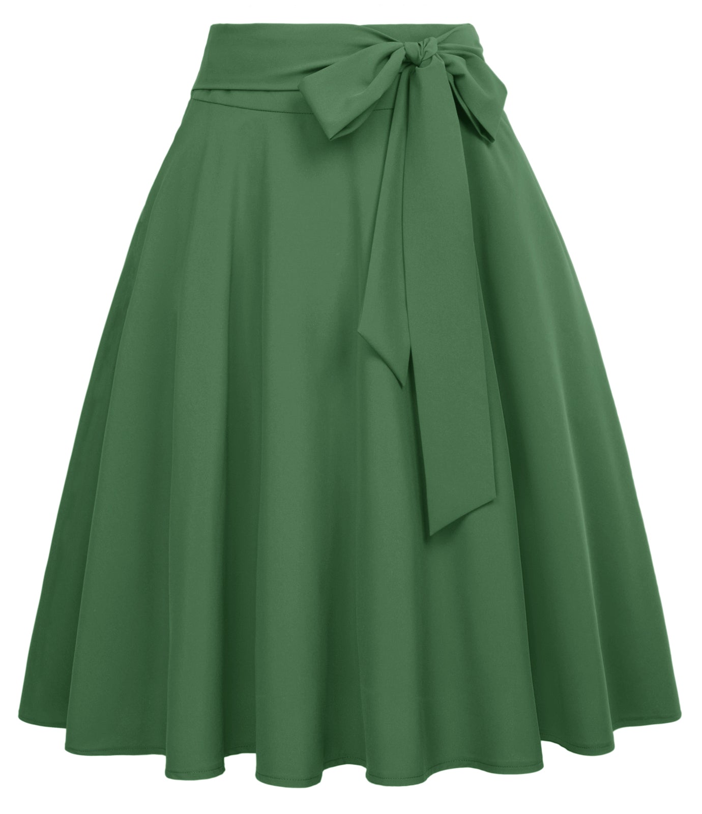 Women's High Waist A-Line Pockets Skirt