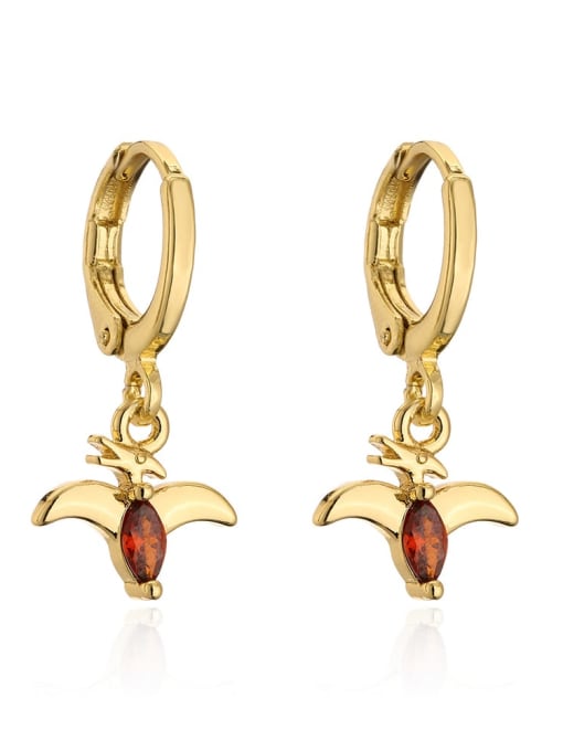 Cubic Zirconia Animal Earrings