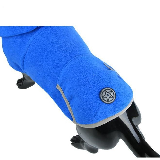 Polar Fleece Warm Dog Cat Hooded Jacket