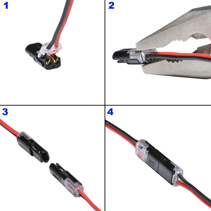 🔥Hot Sales🔥Double-wire Plug-in Connector With Locking Buckle