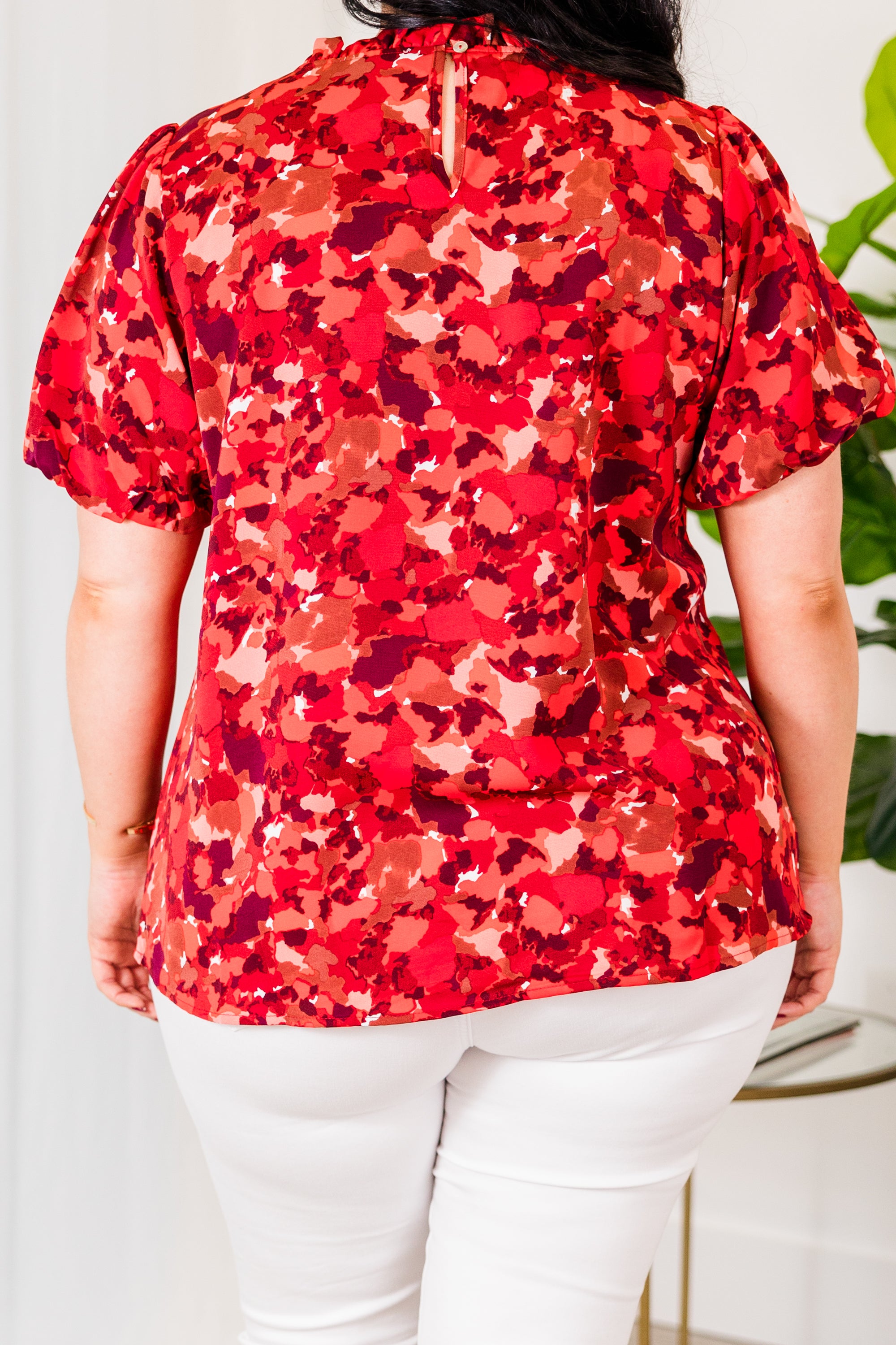 Open To Your Thoughts Top. Red