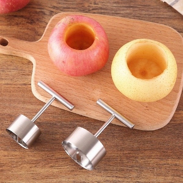 🔥Stainless Steel Multifunction Apple Pear Core Separator Kitchen Tool
