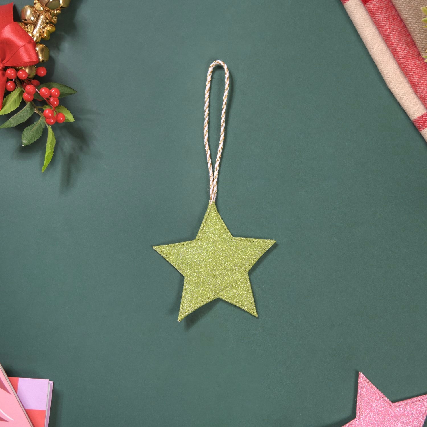 Sparkling Star Wall Hangings Ornaments Set of 3