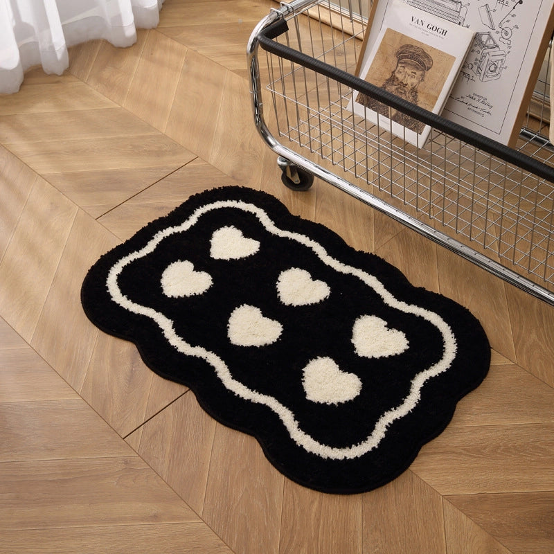 Thickened Floor Mat Door Mat Door Bedroom Water Absorbent Carpet Bathroom Home Hall Mat Bathroom Anti-Slip Mat