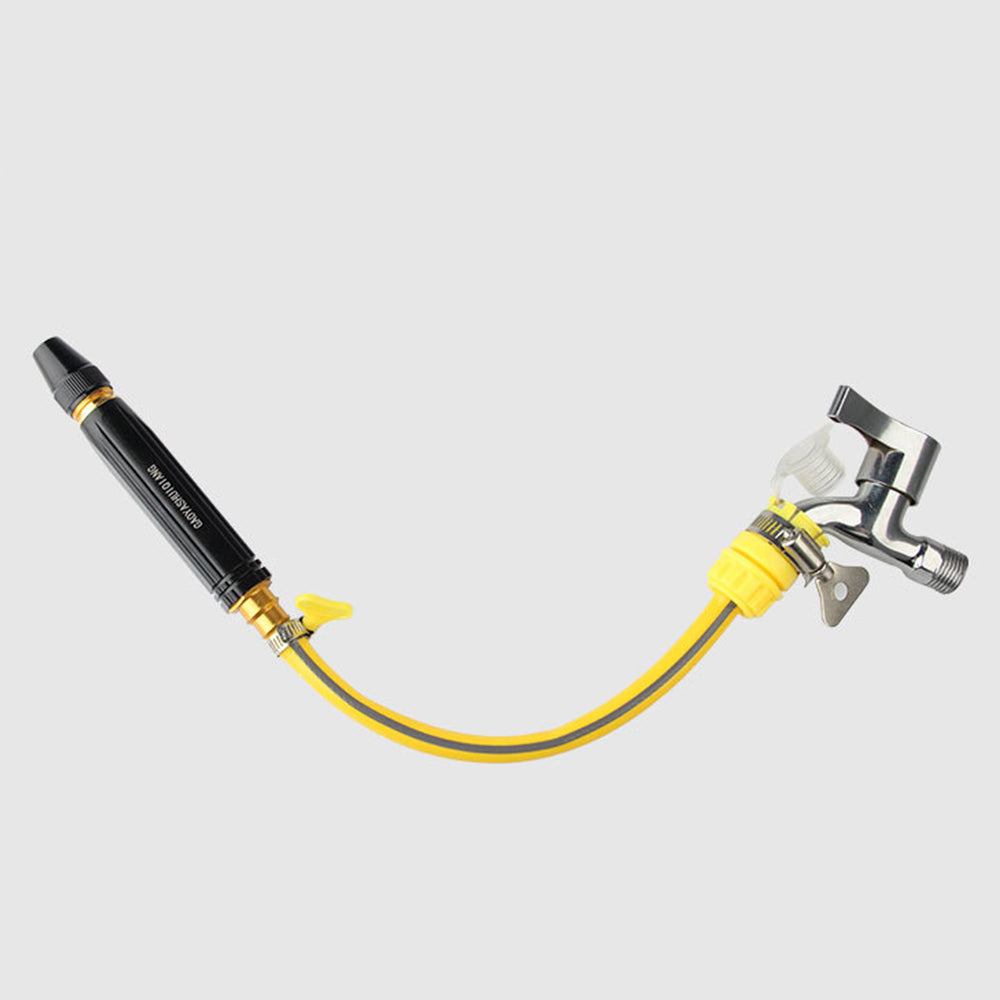 Adjustable High-Pressure Water Gun with Clamp and Universal Adaptar for home & outdoor use
