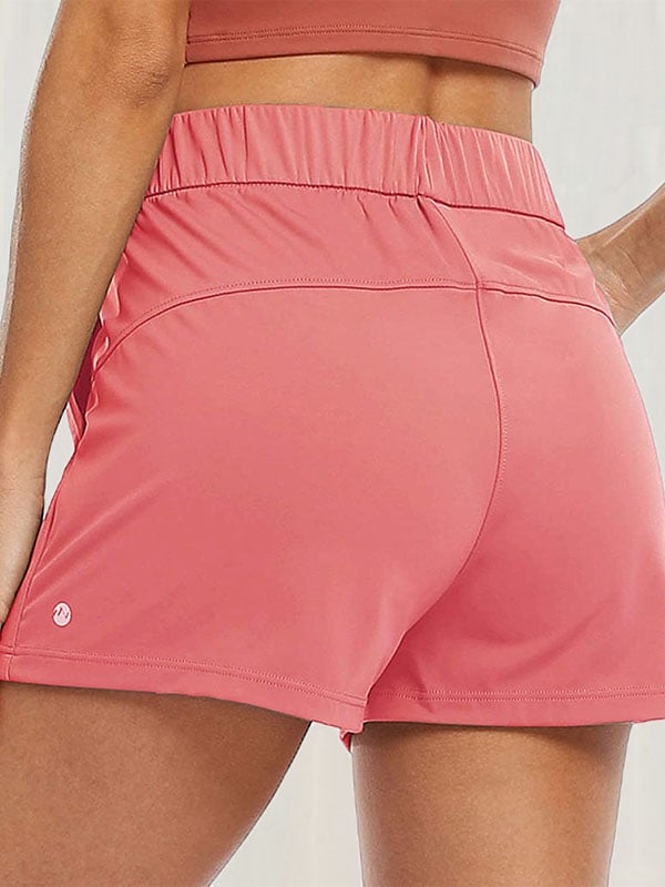 Solid Color Casual Anti-Flash Loose Shorts