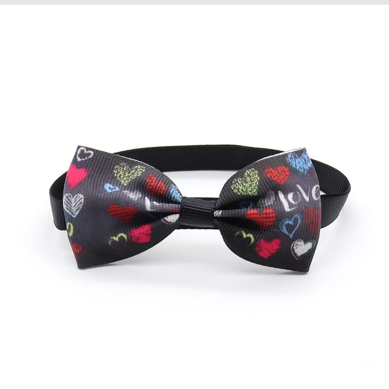 Valentine's Day Pet Cat Dog Heart Shape Bow Tie Pet Supplies