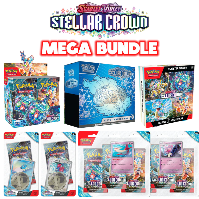 Scarlet & Violet: Stellar Crown Mega Bundle (EARLY BIRD SPECIAL)