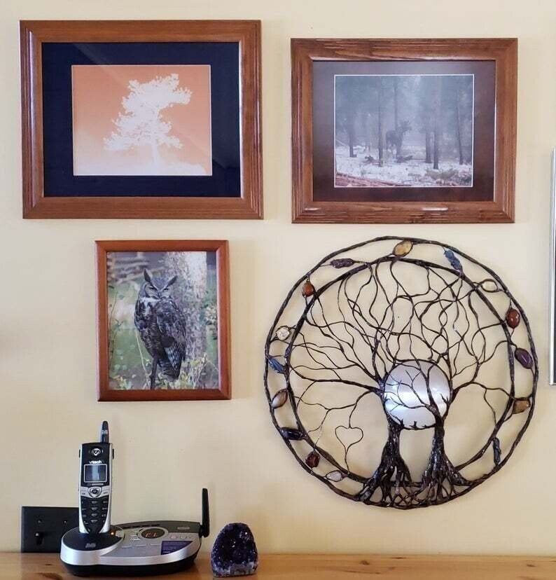 Circle of Life Garden Wall Art. The Moon Huggers