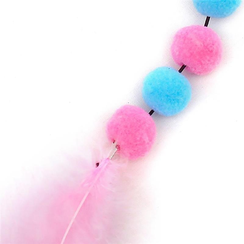 Cat Pom Pom Teaser Toy
