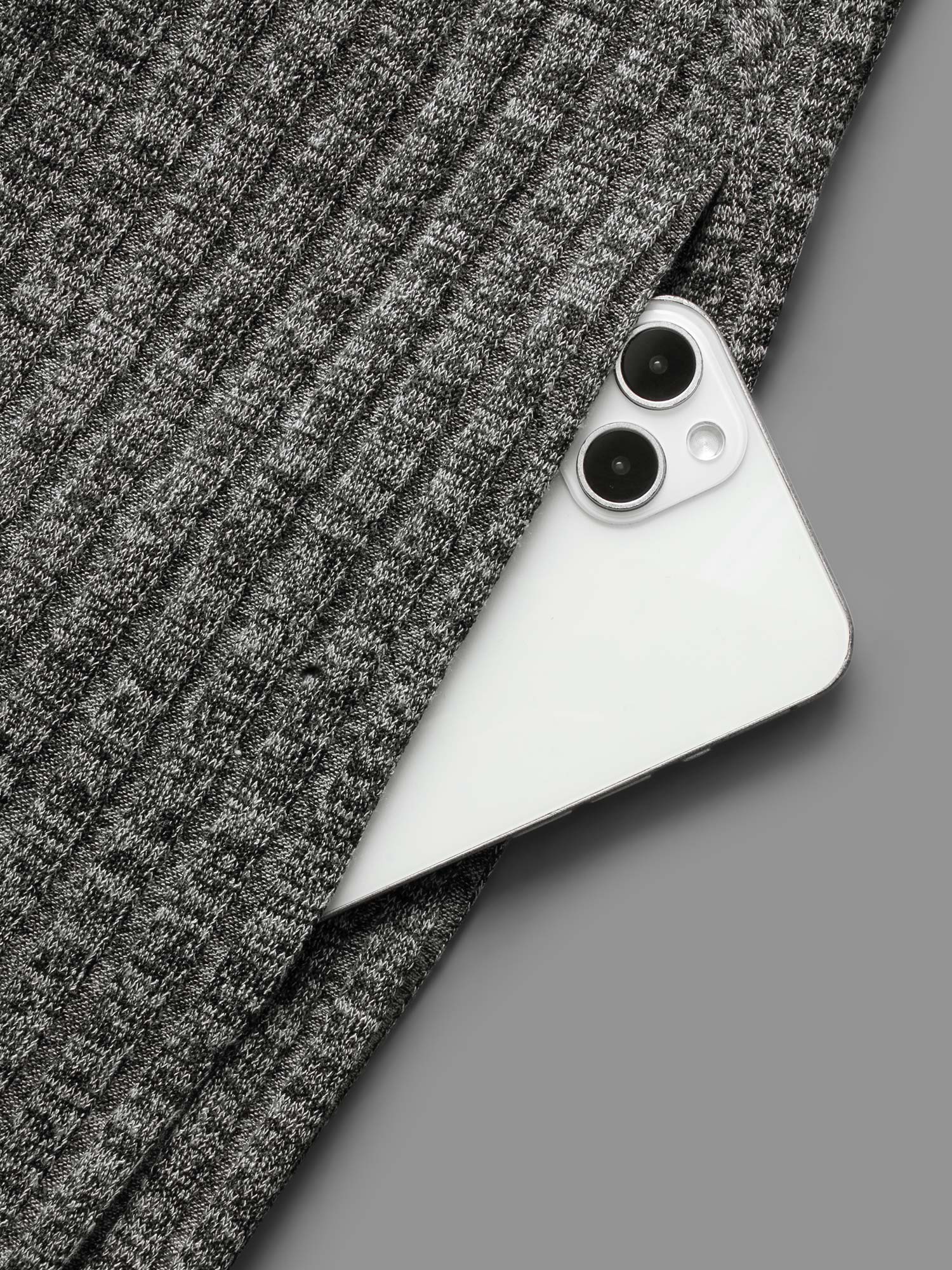 Plain Rib Knit Button Detail Jumpsuit