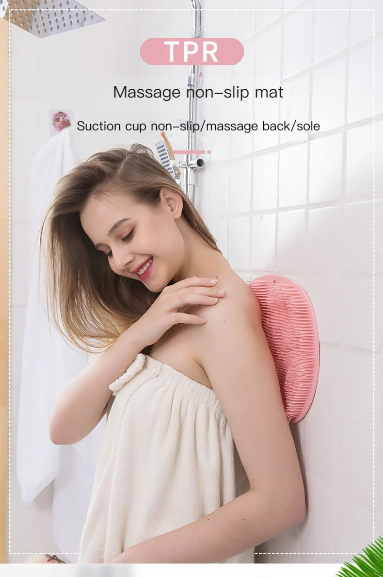 Shower Foot & Back Scrubber. Massage Pad