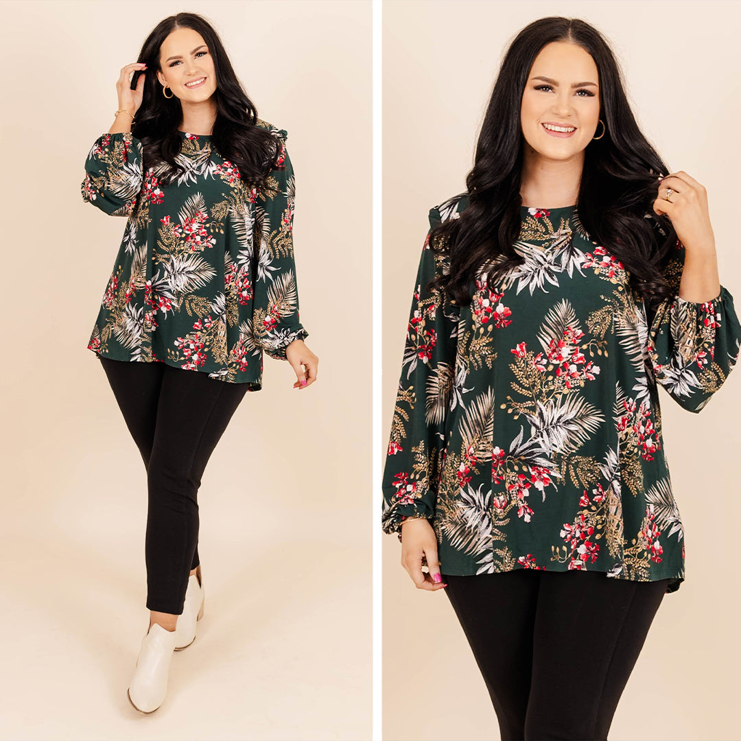 Awaken My Love Top. Green