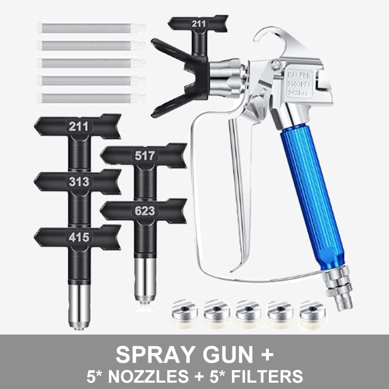 Airless paint spray gun
