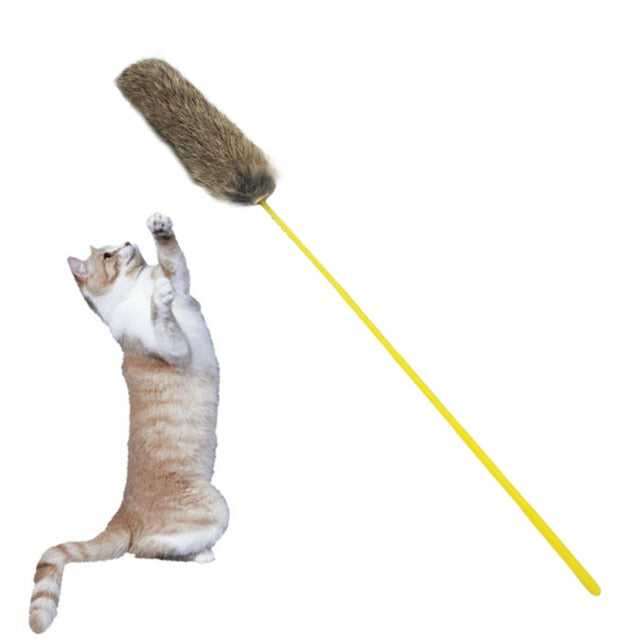 Fluffy Teaser Toy For Cats