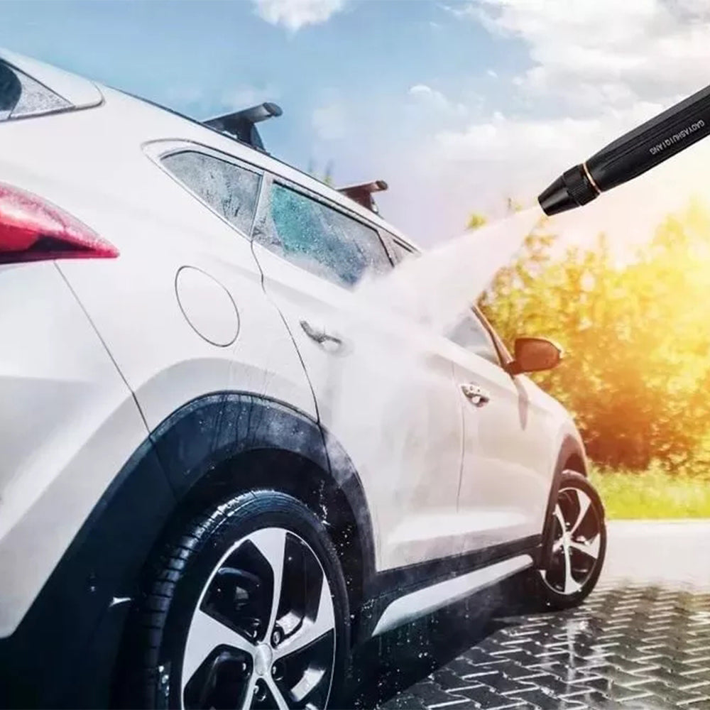 Adjustable High-Pressure Water Gun with Clamp and Universal Adaptar for home & outdoor use