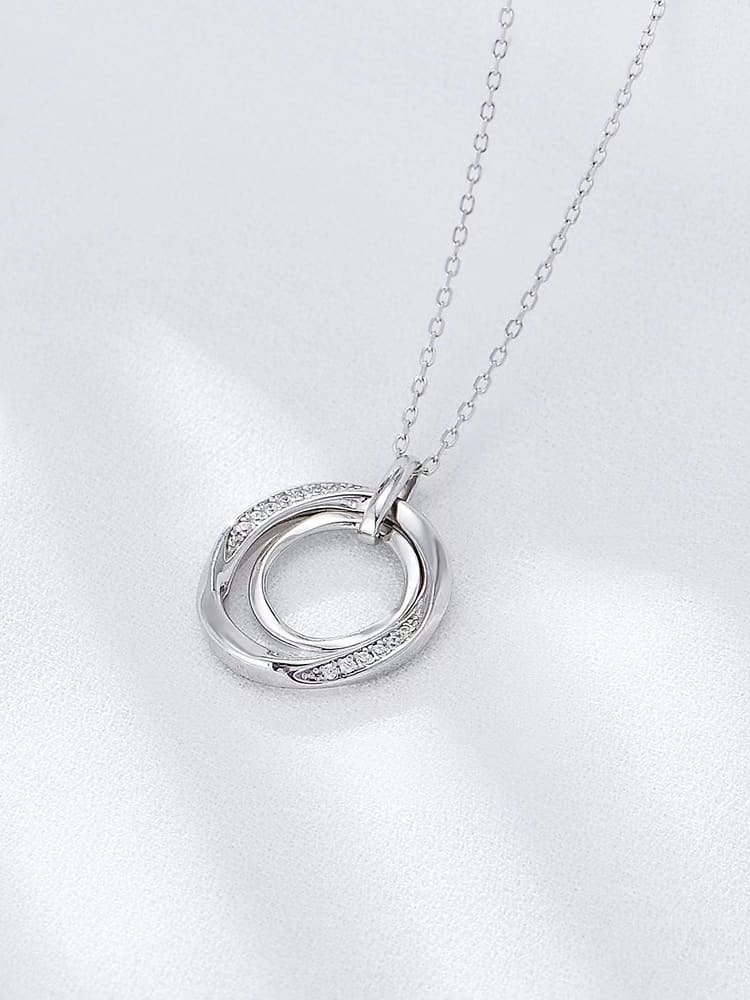 925 Sterling Silver Cubic Zirconia Necklace