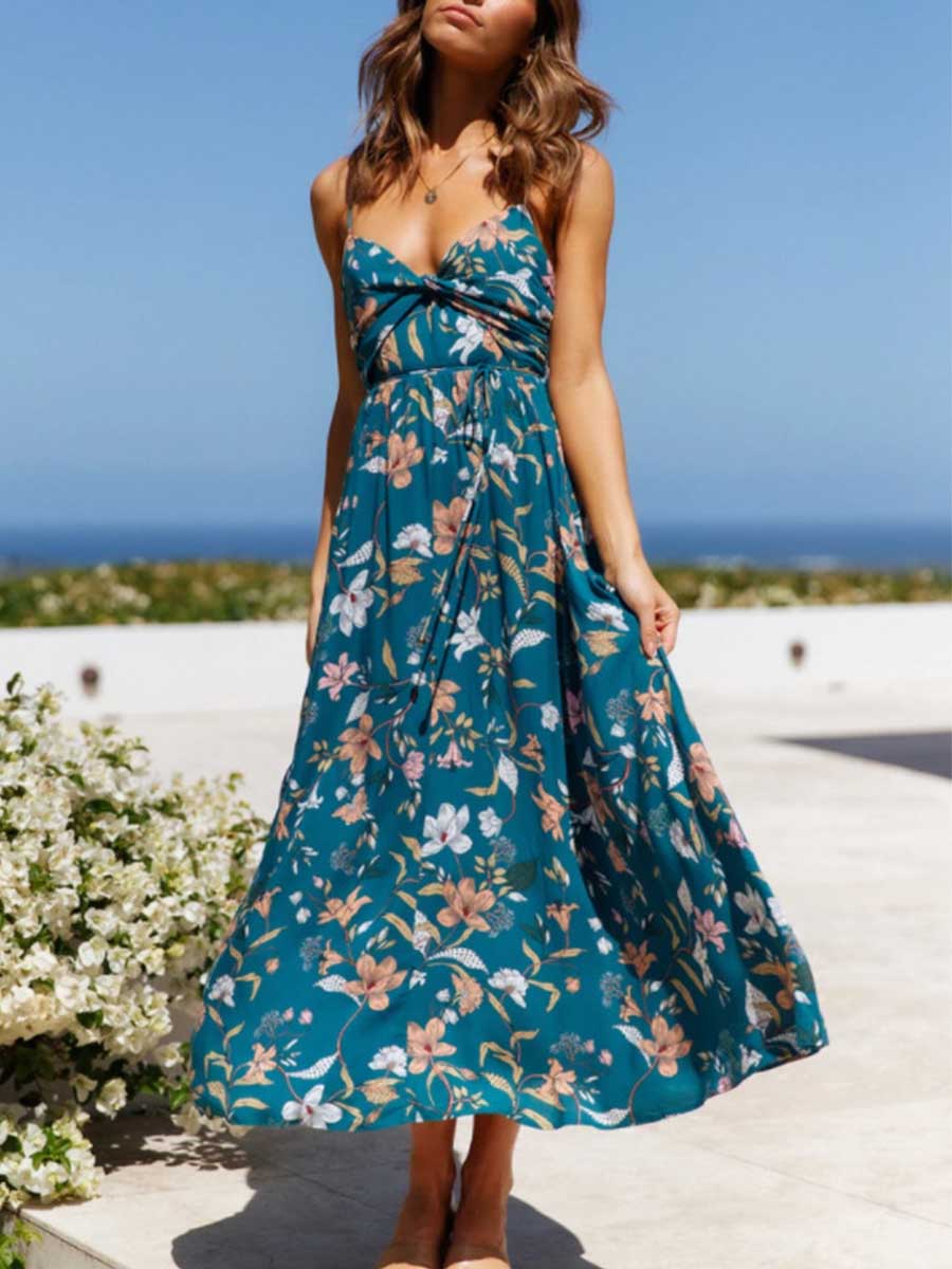 Printed Bohemian Dress
