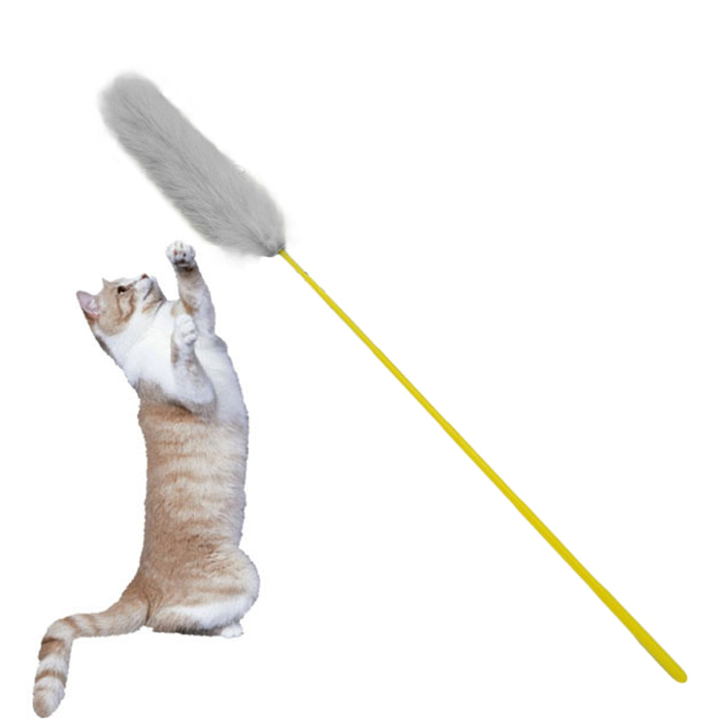 Fluffy Teaser Toy For Cats