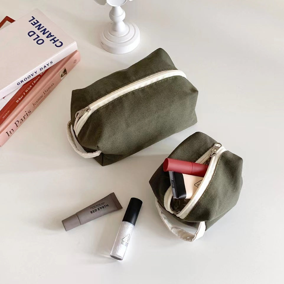Canvas Makeup Bag