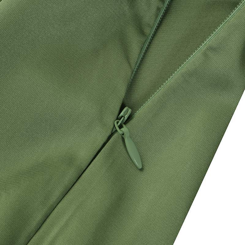 Solid Color Straps Slim Irregular Dresses