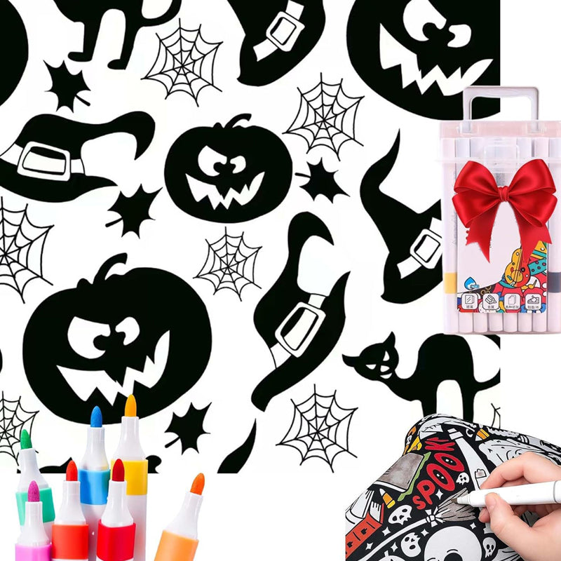 DIY Coloring Blanket with Markers