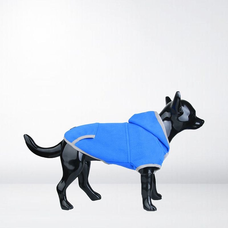 Polar Fleece Warm Dog Cat Hooded Jacket