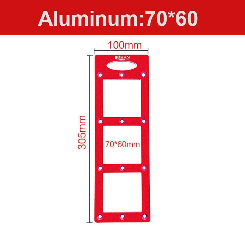 86 Type Sockets Aluminum Alloy Slotting Template