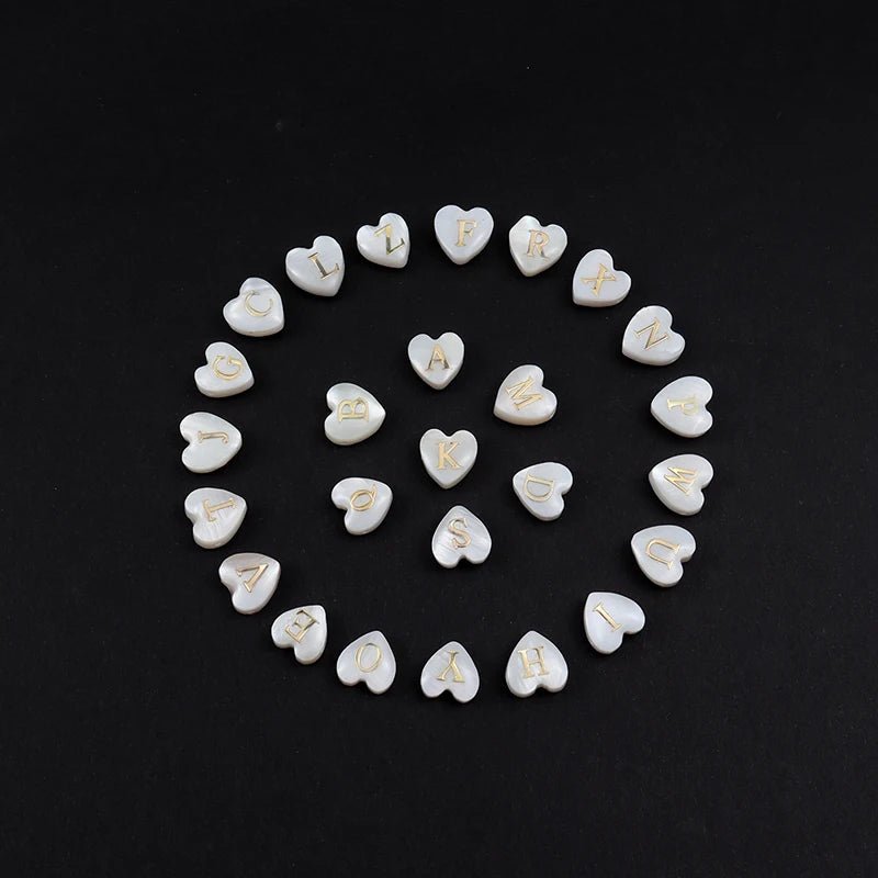 Playful Heart Letter Initial Bracelets