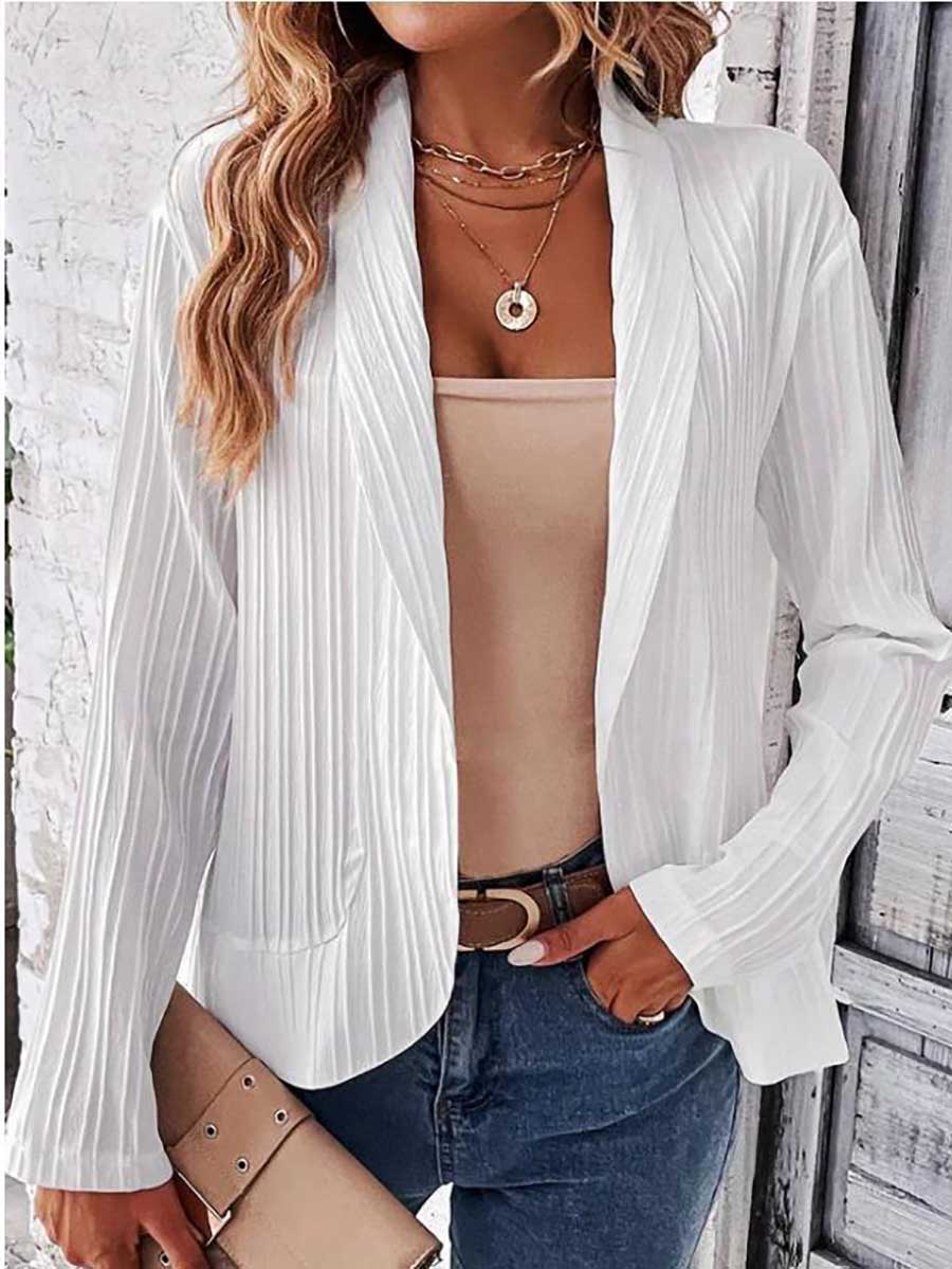 Comfortable Slim Fit Long Sleeve Thin Jacket