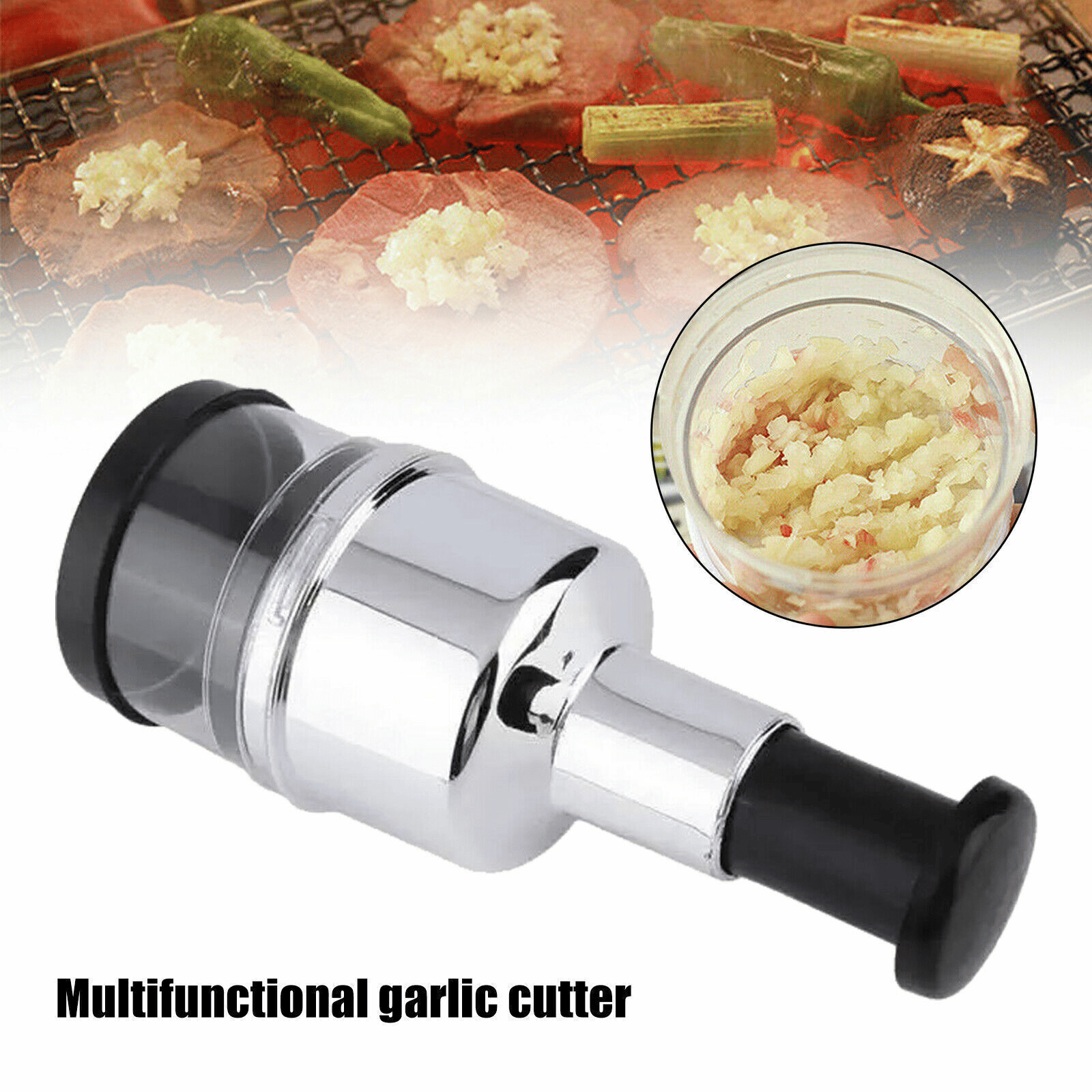 🔥🔥  Multifunctional Pressed Garlic Chopper