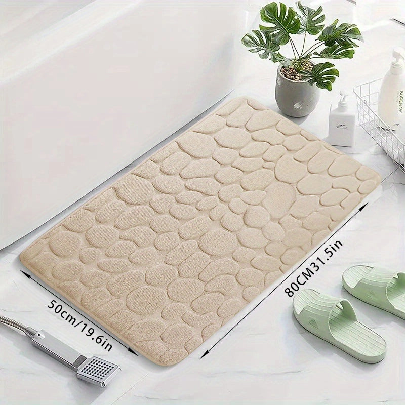 New Bathroom Non-slip Mat Shower Room Bathroom Floor Foot Mat Toilet Bathroom Waterproof Mat