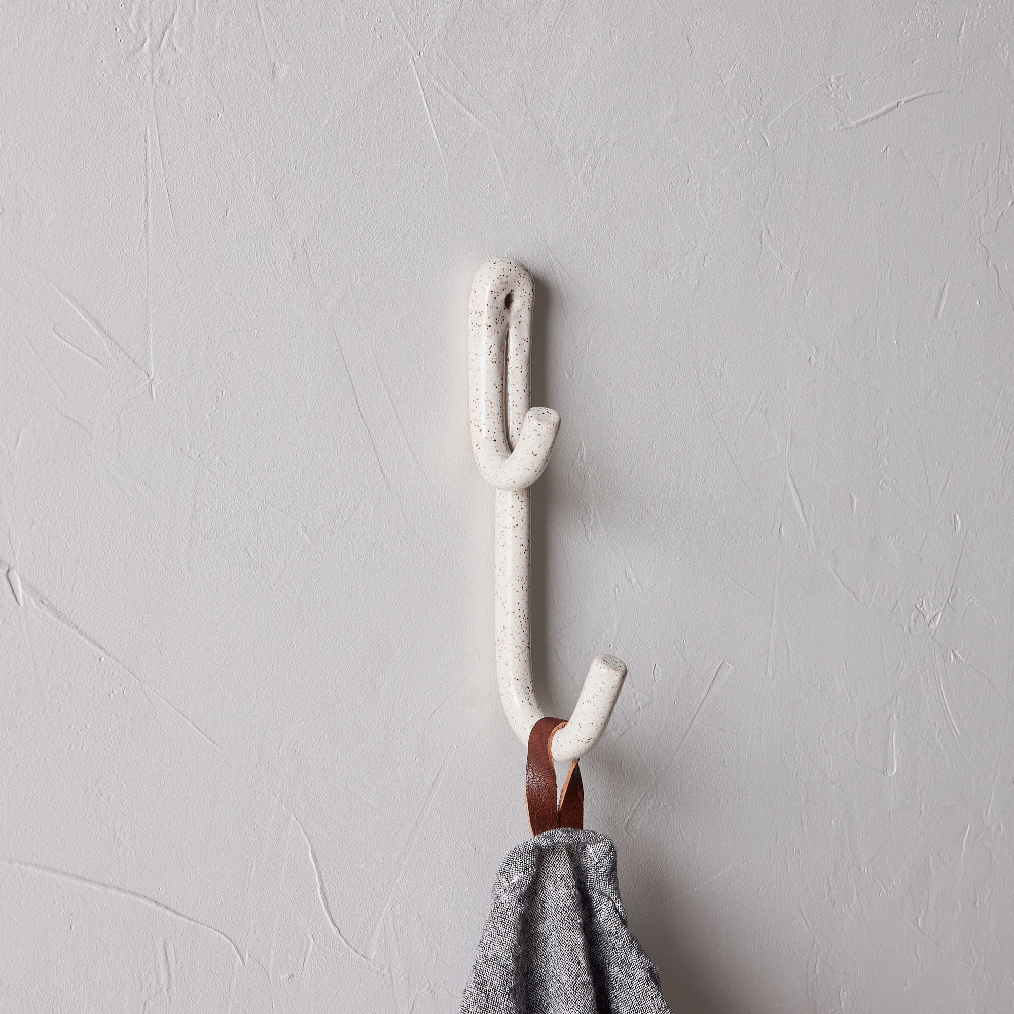 Handmade Ceramic Leggy Long Wall Hook