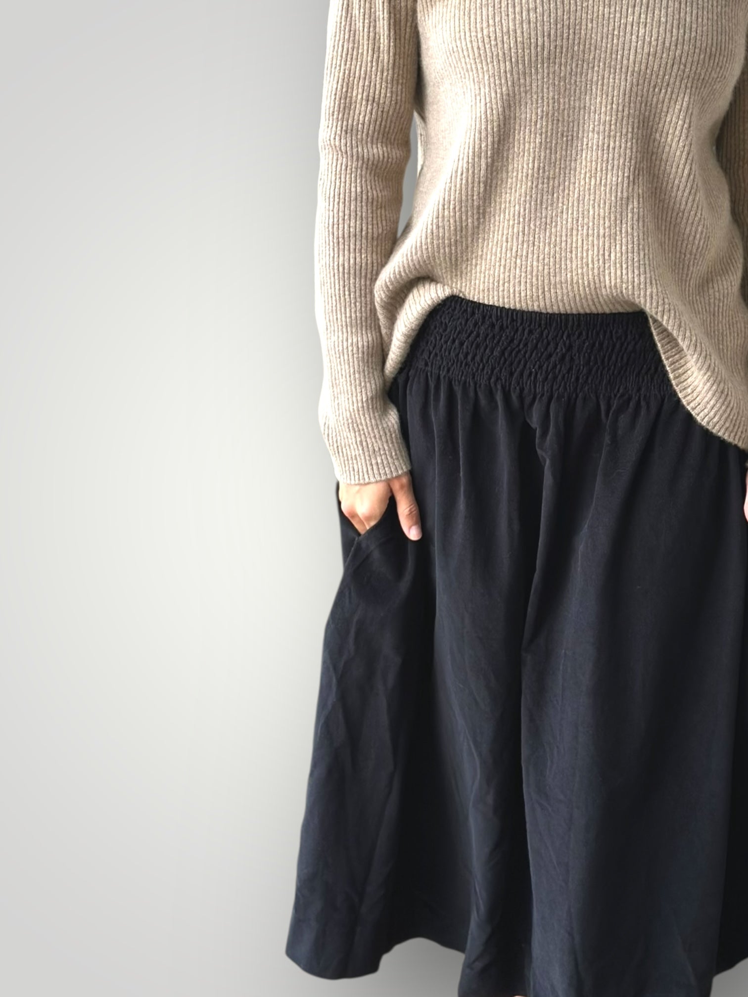 black cord
