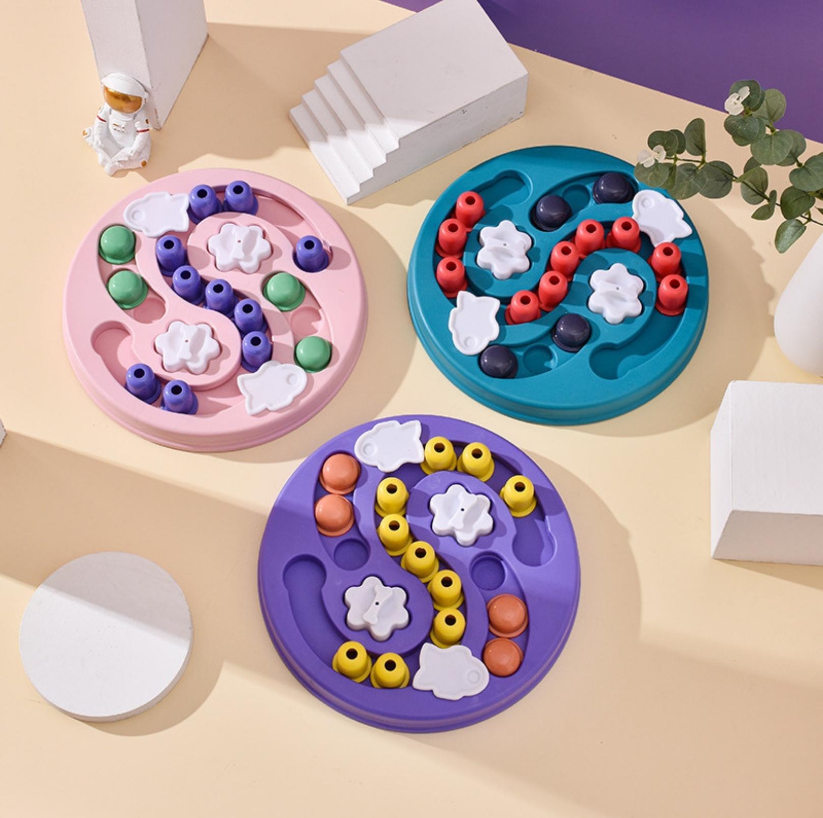 Interactive Colourful Dog Puzzle Training Toy