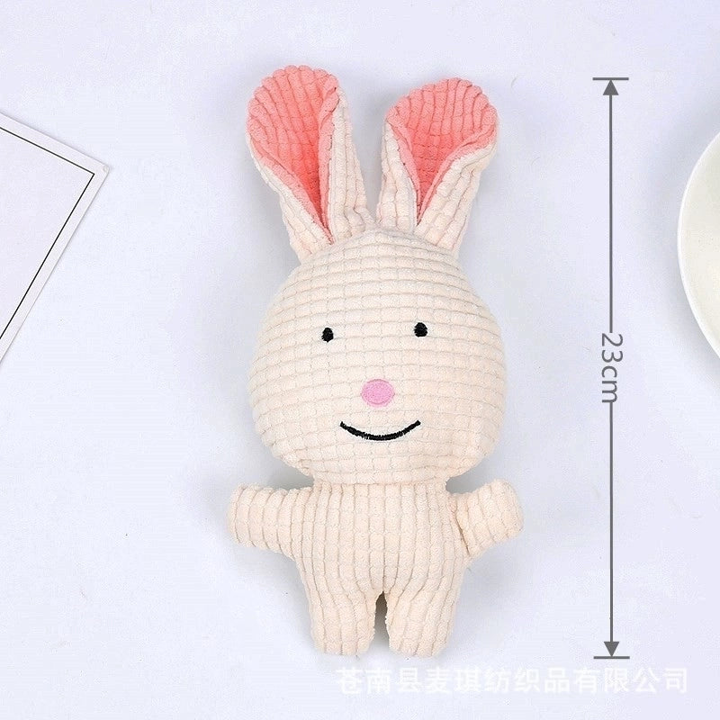 Simple Cartoon Animal Shape Bite-resistant Pet Toy