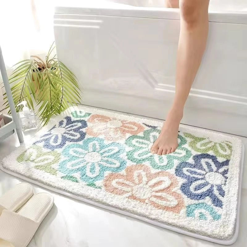 Casual Elegant Cute Geometric Floral Imitation Cashmere Carpet Bedding