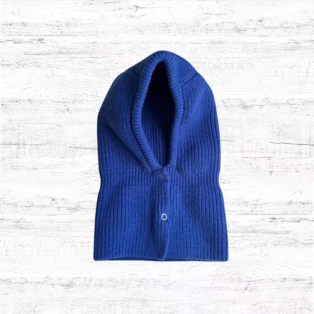 Colored Knitted Balaclava Hat